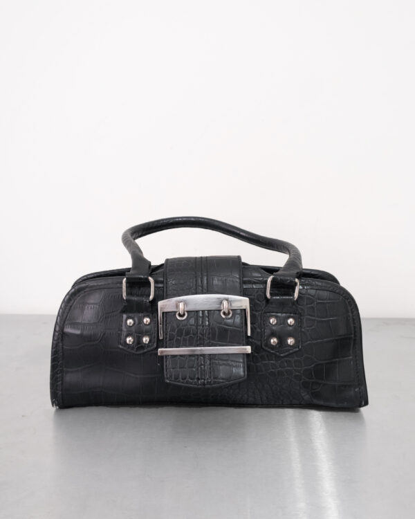 bolsa noir croco