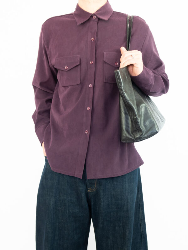 blusa purple veludo
