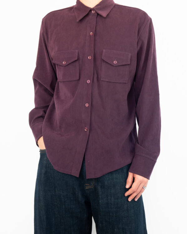 blusa purple veludo