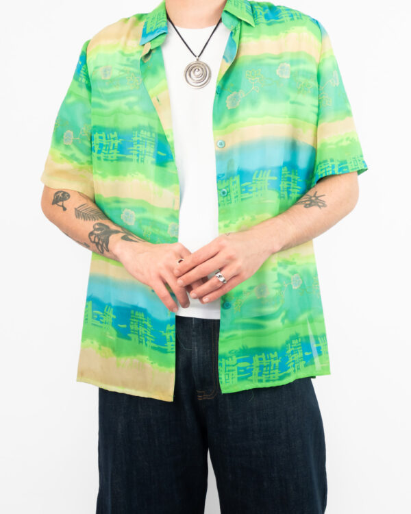 camisa summer green