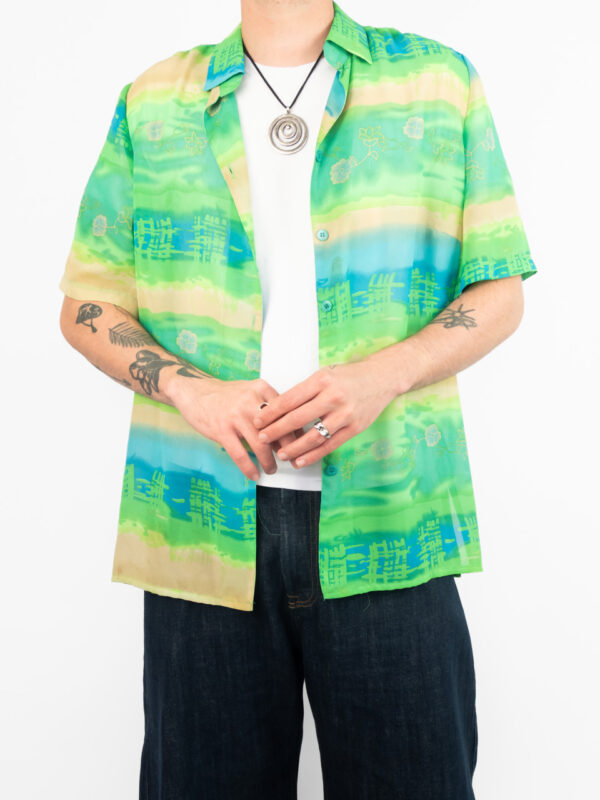 camisa summer green
