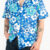 camisa aloha blue
