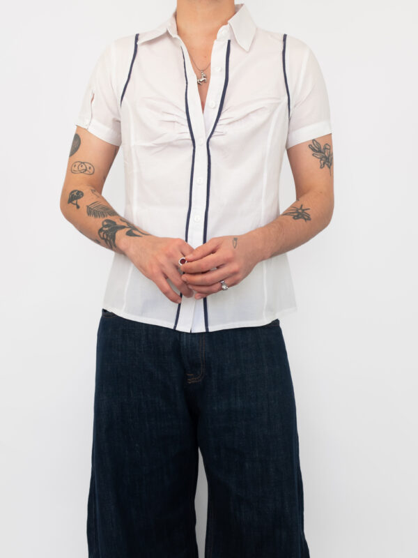 camisa office listras