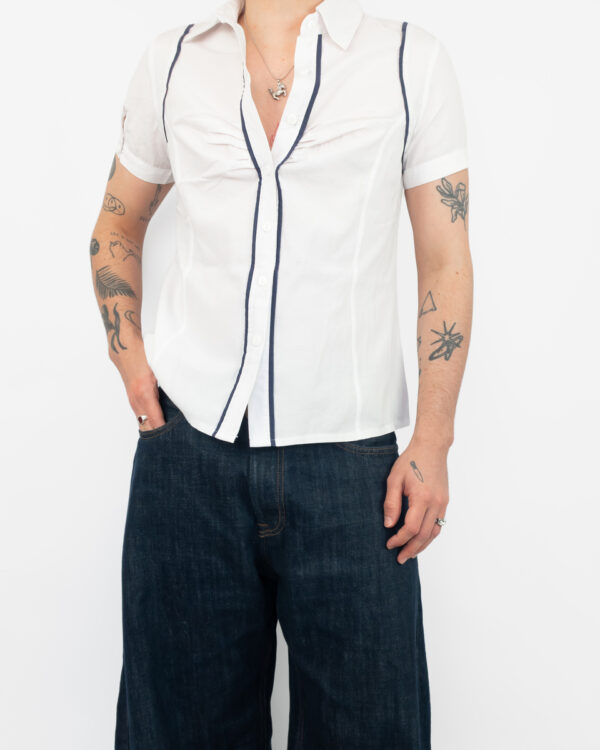 camisa office listras