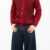 pullover red flower