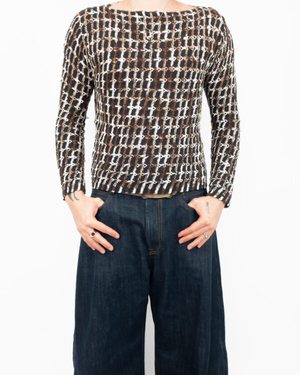 blusa rede brown