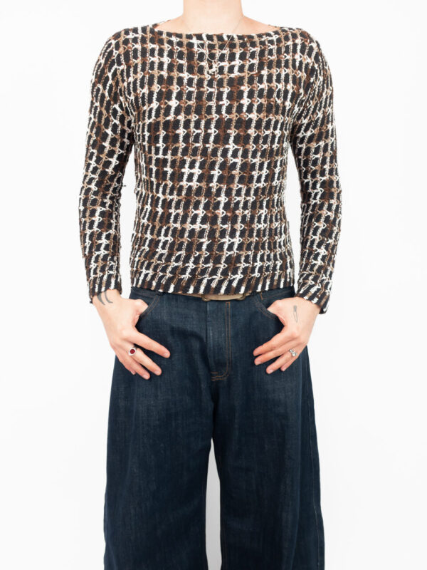 blusa rede brown