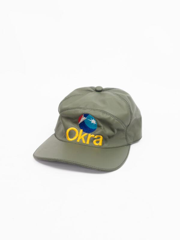 boné okra couro